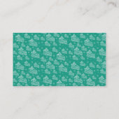 Photo Chef Lady Cartes de visite (Dos)