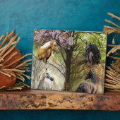 Photo Chevaux de la Plaque d'Art Four Elements (Côté)