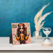 Photo Chic Hippie bizarre plaque de table bizarre avec E (Insitu)
