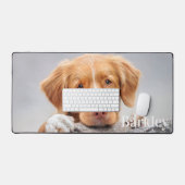 Photo Chien simple Personnalisé Cute Pet Office (Clavier et souris)