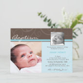 PHOTO CHRISTENING INVITATIONS :: caritatif 4L (Debout devant)