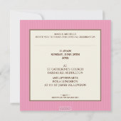 PHOTO CHRISTENING INVITATIONS :: élégance 7SQ (Dos)