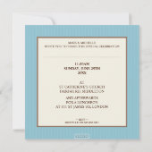 PHOTO CHRISTENING INVITATIONS :: élégance 8SQ (Dos)