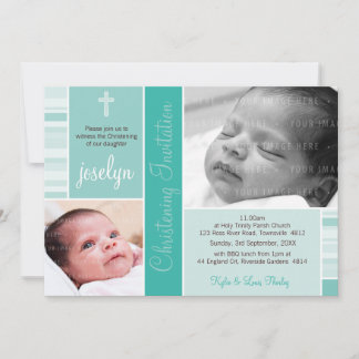 PHOTO CHRISTENING INVITATIONS :: essence 9L