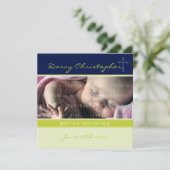 PHOTO CHRISTENING INVITATIONS :: foi 5SQ (Debout devant)