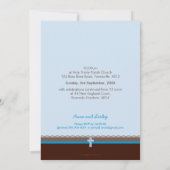 PHOTO CHRISTENING INVITATIONS :: pur 5 P (Dos)