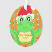 Photo Christmas Orange Frog Santa Hat Motif mignet (devant)