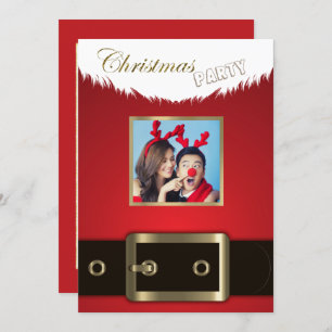 Photo Christmas Party Invitation