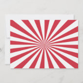 Photo Circus invitation anniversaire Carnaval Vint (Dos)