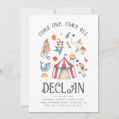 Photo Cirque Invitation Anniversaire | Carnaval (Devant)