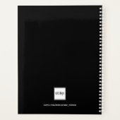 Photo citation motivationnelle noir 2026 (Dos)