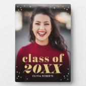Photo Classe exceptionnelle ÉDITABLE Plaque de graduatio (Devant)
