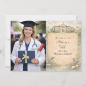 Photo Classic Veterinary School Graduation Aankondiging (Voorkant)