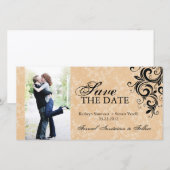 Photo Classy Enregistrer La Date Invitation (Devant / Derrière)