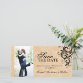 Photo Classy Enregistrer La Date Invitation (Debout devant)