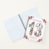 Photo Collage 13e Anniversaire Rose Flower livre d (Intérieur)