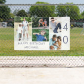 Photo Collage 5 Photo Bannière du 40e anniversaire (En situation)