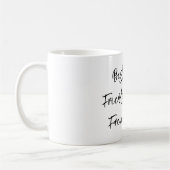 Photo Collage Amitié Cadeau BFF Café Mug (Gauche)