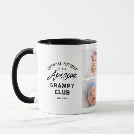Photo Collage Awesome GRAMPY Mug (Gauche)