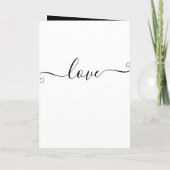 Photo Collage Black Wedding Programme (Dos)