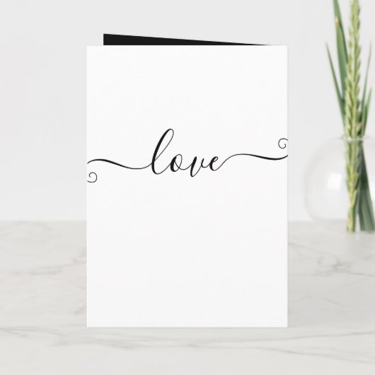 Photo Collage Black Wedding Programme (Dos)