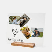 Photo Collage cadeau unique pour deux Mariages (Angle)