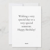 Photo Collage Carte Anniversaire - 7 Cadres Rose (Dos)