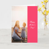 Photo Collage Carte de fête des mères pour maman (Fleur jaune)