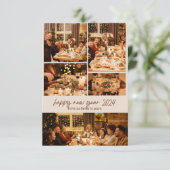 photo collage carte de fête du nouvel an (Debout devant)