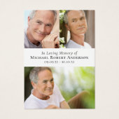 Photo Collage Carte de prière des colibris (Devant)