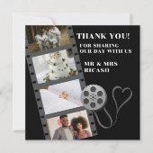 Photo Collage Carte de remerciements de bande vidé (Devant)