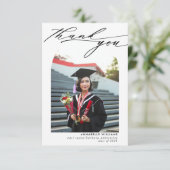 Photo Collage Carte de remerciements de diplôme (Debout devant)