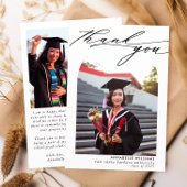 Photo Collage Carte de remerciements de diplôme