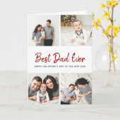 Photo Collage Carte Saint Valentin pour papa (Fleur jaune)