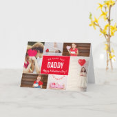 Photo Collage Carte Saint Valentin pour papa (Fleur jaune)