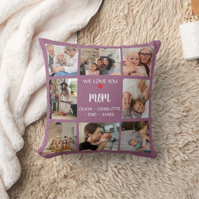 Photo Collage Coussin Cadeau Pour Maman - Album Ph (Couverture)