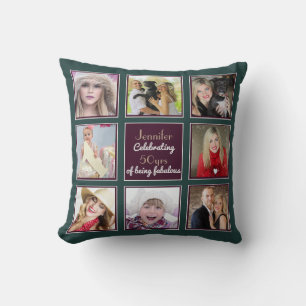 Photo Collage Coussin - Photos Carrés - Instagram