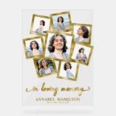 Photo Collage Dans Symbole Mémorial De Mémoire Amo (Recto)