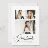 Photo Collage de la carte noire / 3 photos (Devant)