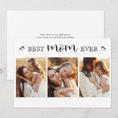 Photo Collage de photos très élégant Carte de la f (Devant / Derrière)