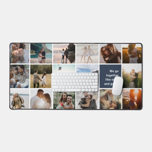 Photo Collage Drôle Citation romantique (Clavier et souris)