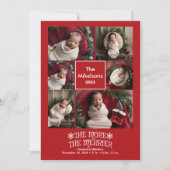 Photo Collage Faire-part de naissance de Noël (Devant)