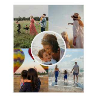 Photo collage for special moments perfect poster