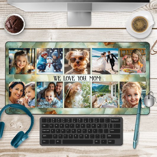 Photo Collage Geode Mineral Art