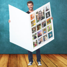 Photo Collage Giant Carte d'anniversaire