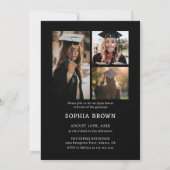 Photo Collage Graduate Graduation Party Invitation (Dos)