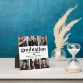Photo Collage Graduation Memories Plaque (Insitu)