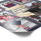 Photo Collage Graduation WALL ART - Commémoratif (Coin)