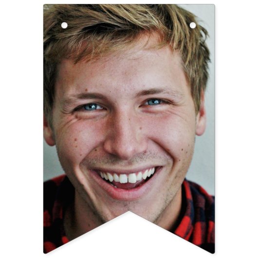 Photo Collage Jaar Afstuderen Black Party Banner (Tweede vlag)