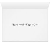 Photo Collage Joyeuse Carte de Noël (Intérieur Horizontal (Bas))